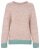 Fuza Wool Astra Damen Merino Strickpullover Rosa