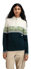 Dale of Norway Moritz Damen Merino Pullover Petrol Weiss